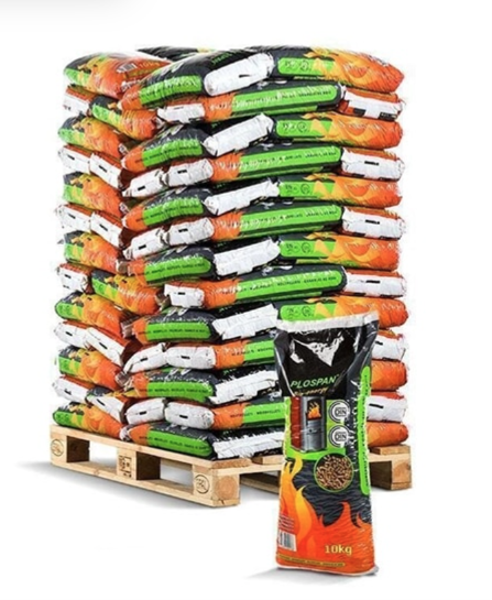 Plospan Bio-Energy houtpellets A1 - MIX korrel - 784 KG  - GRATIS BEZORGD